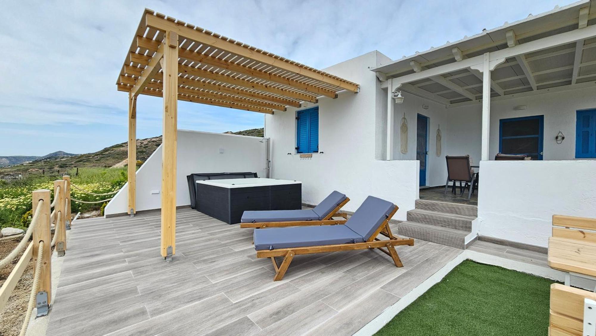 Bayview Villa With Jaccuzi - Milos Zefiría Exteriör bild